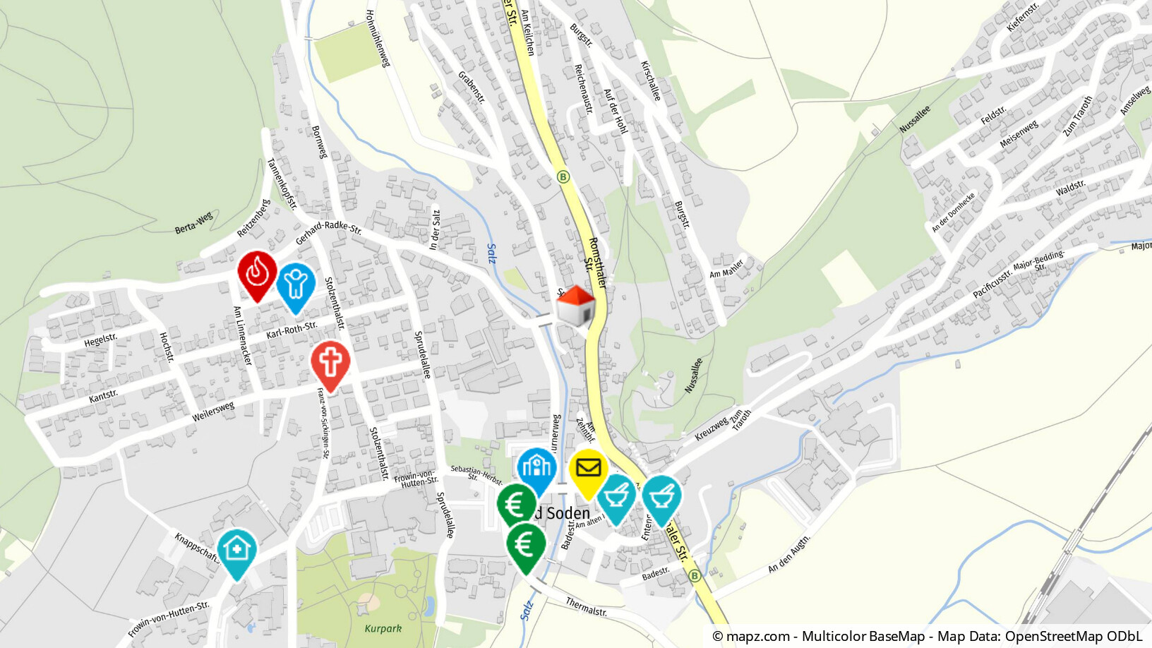 Geolyzer Kartenausschnitt