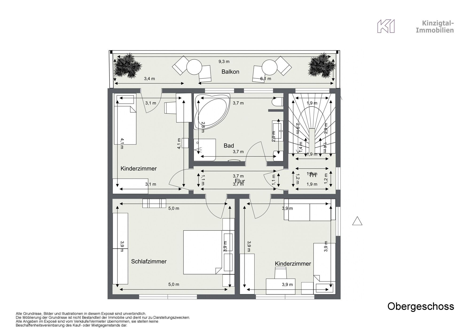 Floorplan letterhead - 221043 - Obergeschoss - 2D Floor Plan