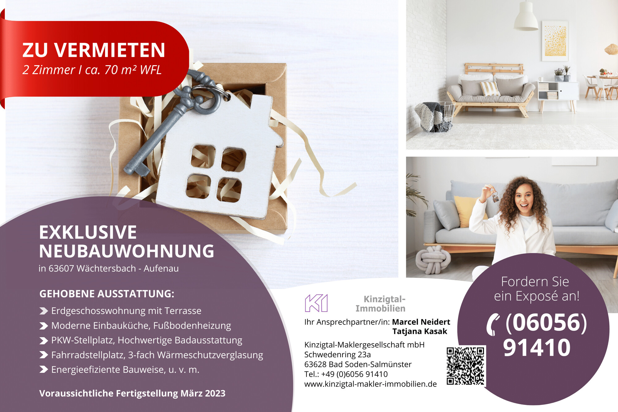2-Zi. Wohnung