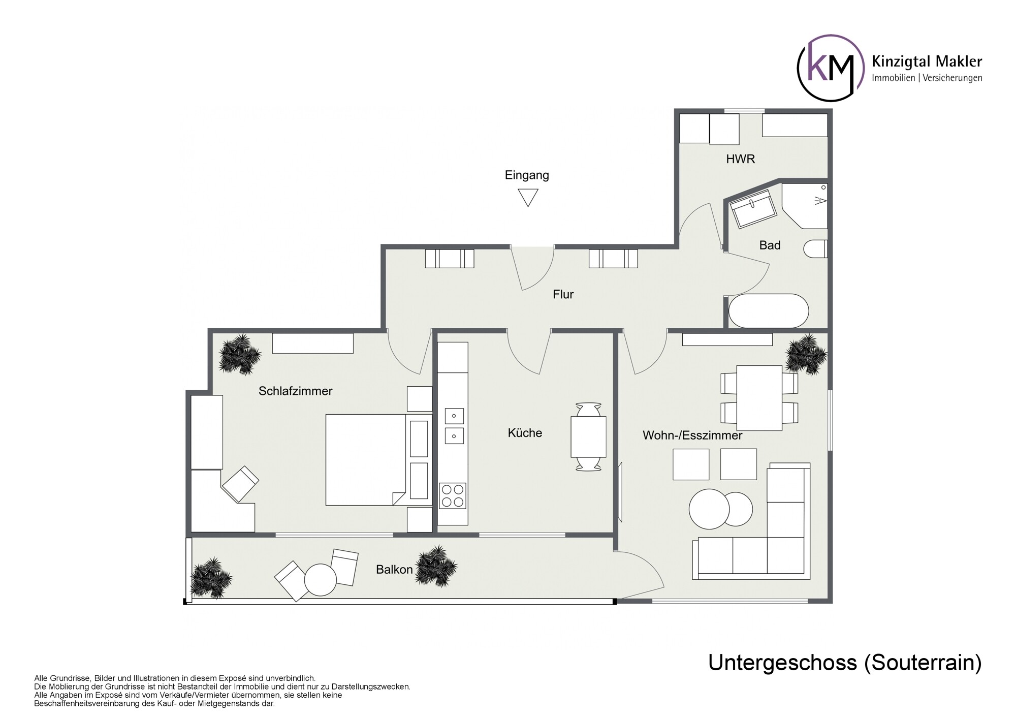 Objekt_231006 - Untergeschoss (Souterrain) - 2D Floor Plan