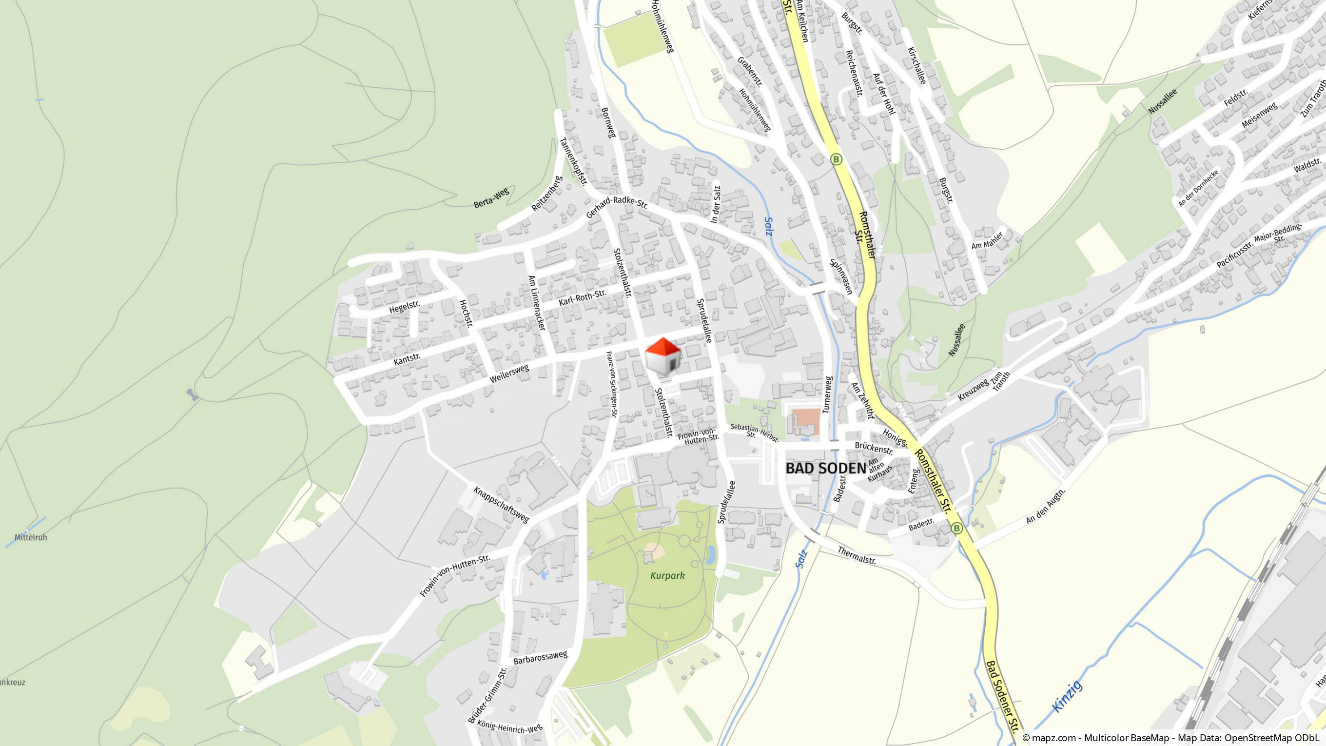 Geolyzer Kartenausschnitt
