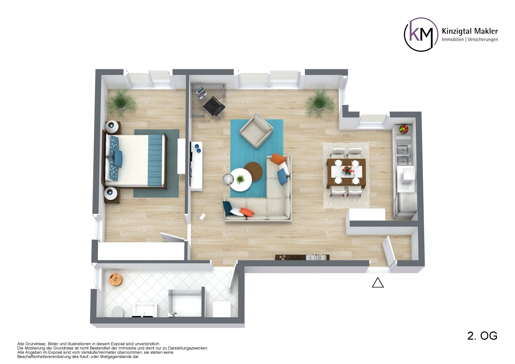 Floorplan letterhead - 221040 - 1. OG - 2D Floor Plan