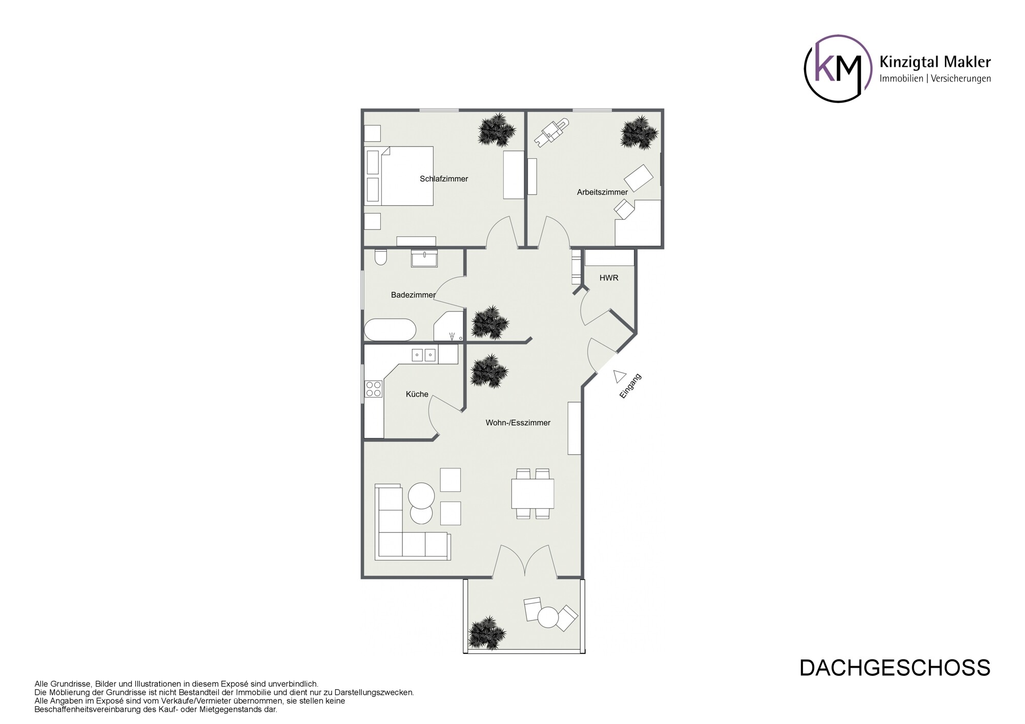 Objekt_231008 - DACHGESCHOSS - 2D Floor Plan