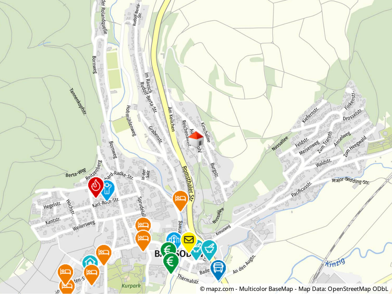 Geolyzer Kartenausschnitt