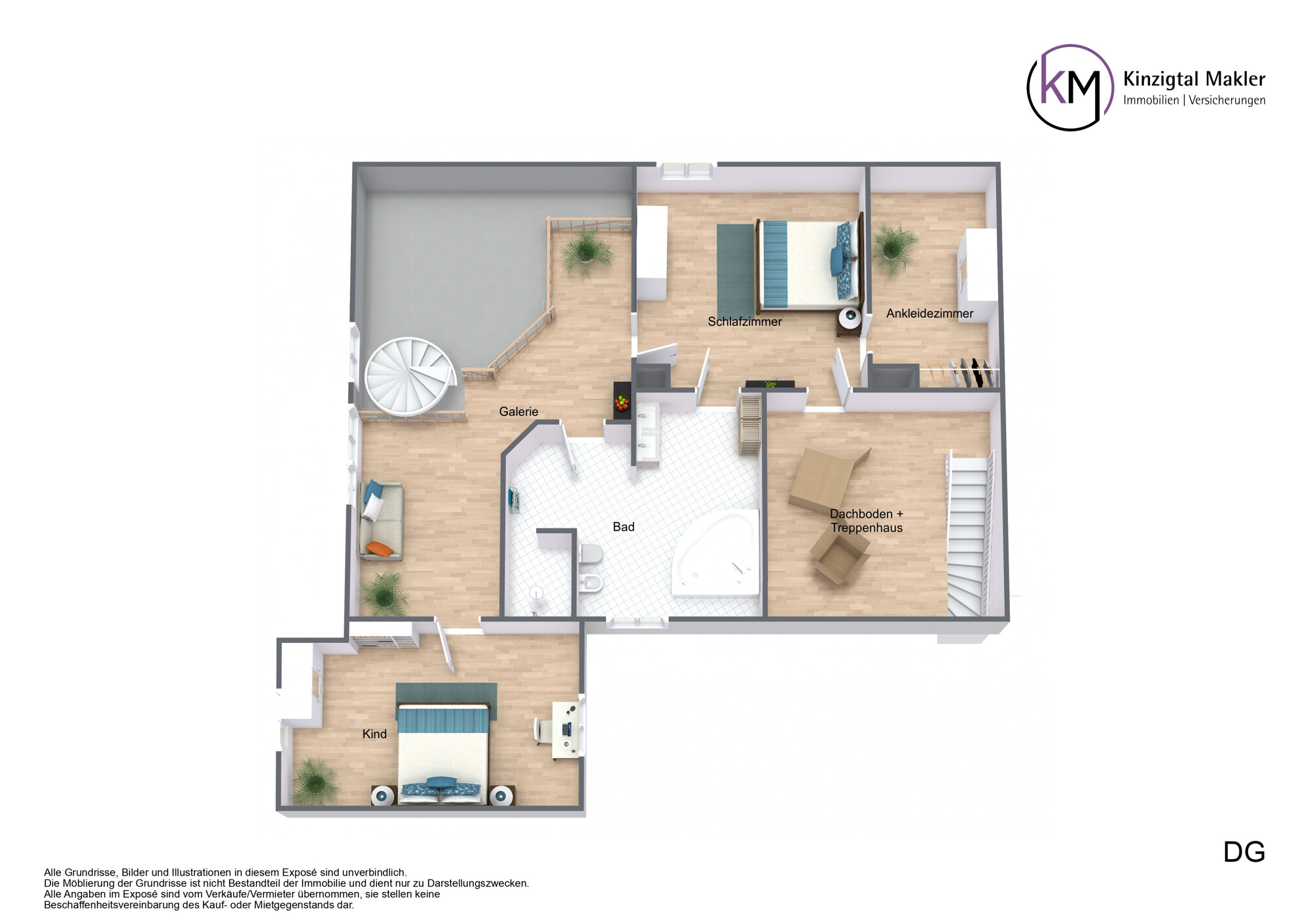 Floorplan letterhead - Objekt_241002 - DG - 3D Floor Plan