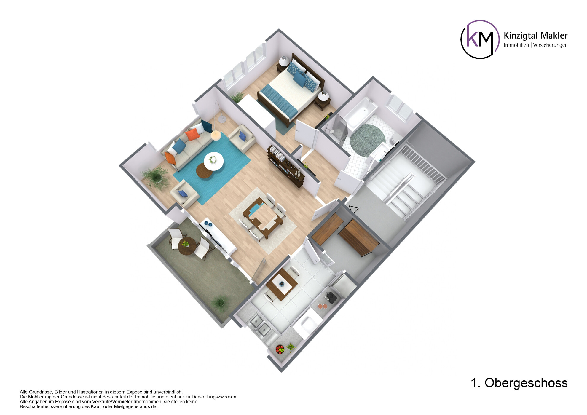 3D-Grundrissplan