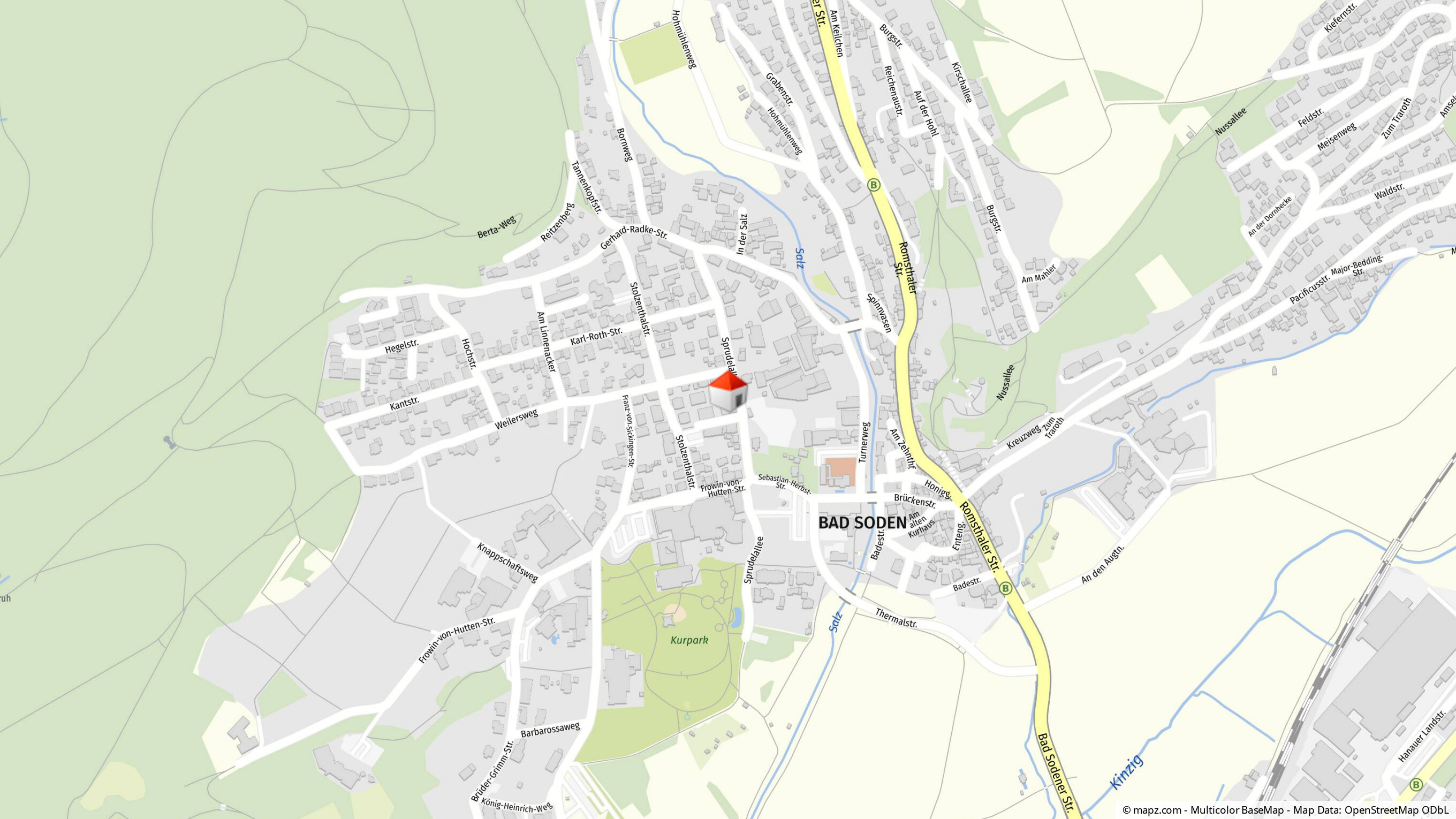 Geolyzer Kartenausschnitt