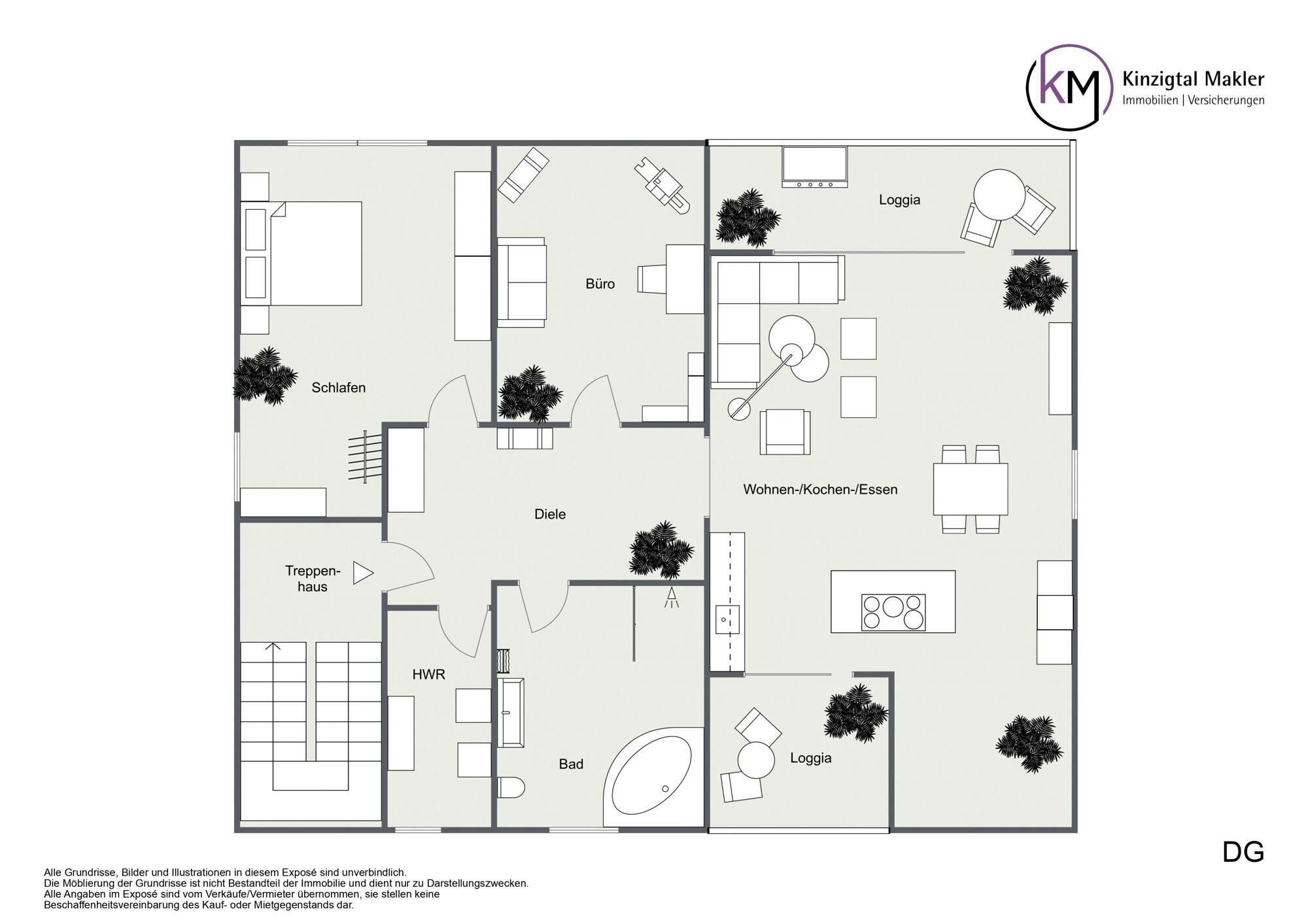 Floorplan letterhead - Objekt_Habekost - DG - 2D Floor Plan