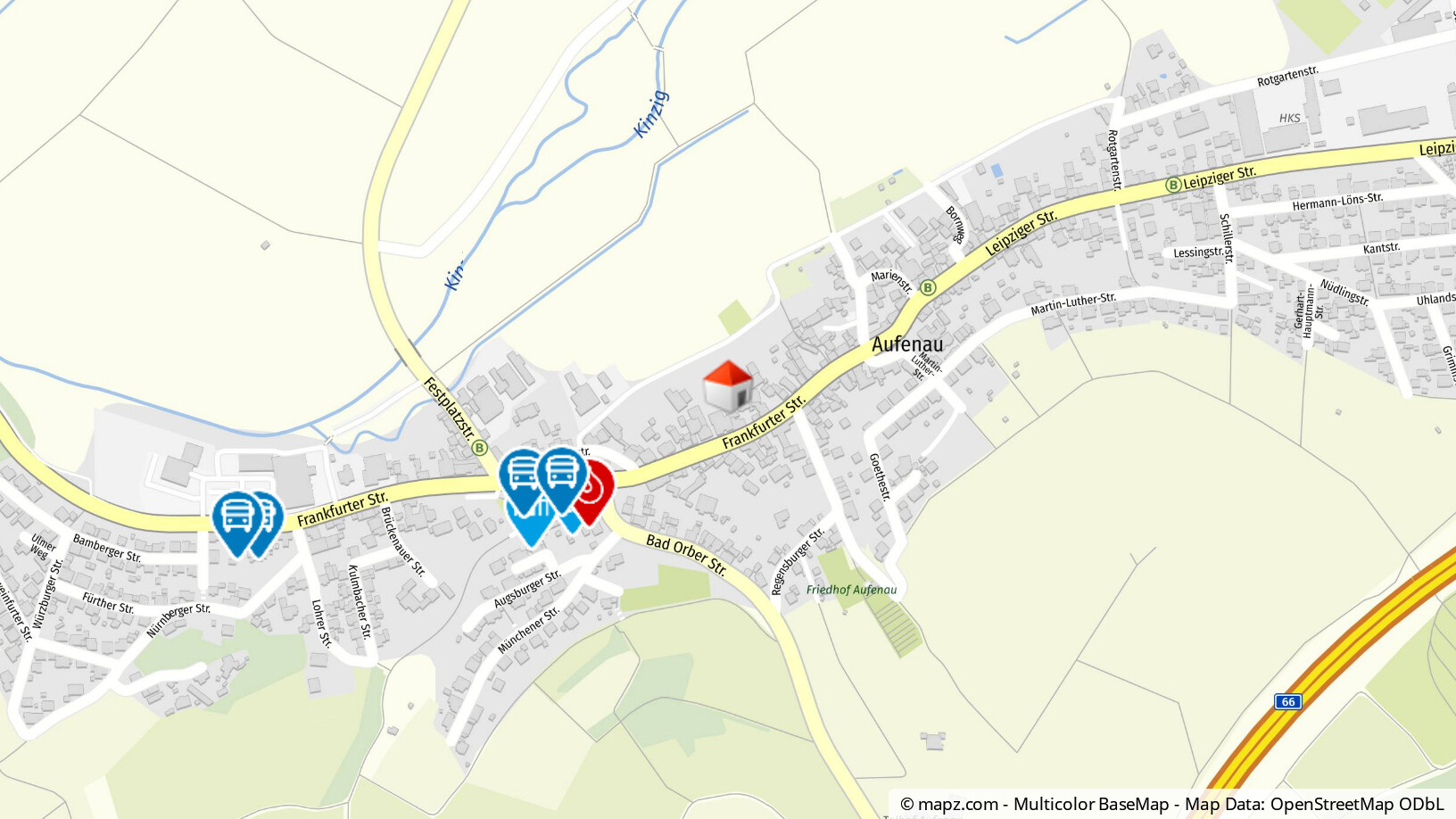 Geolyzer Kartenausschnitt