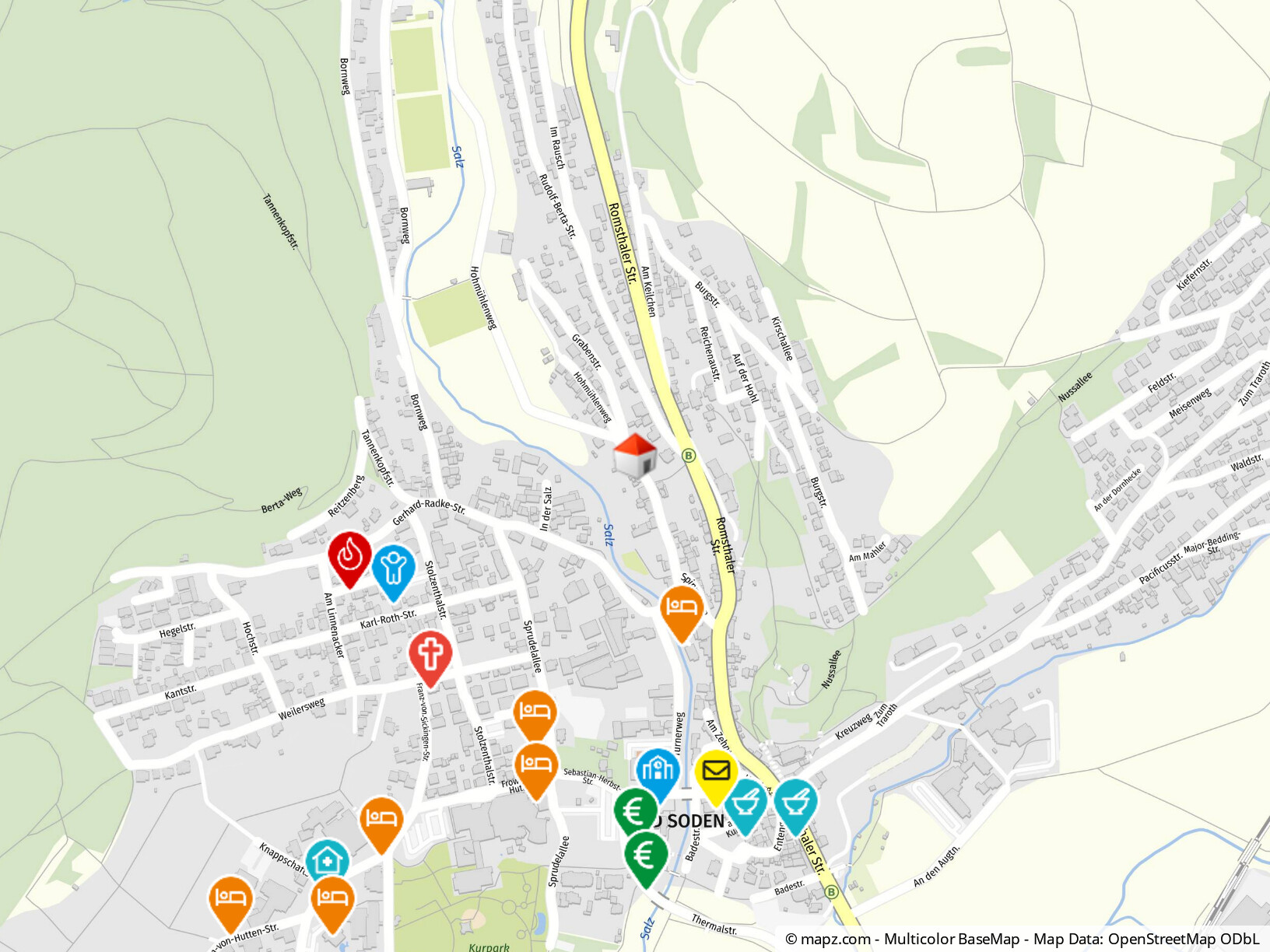 Geolyzer Kartenausschnitt