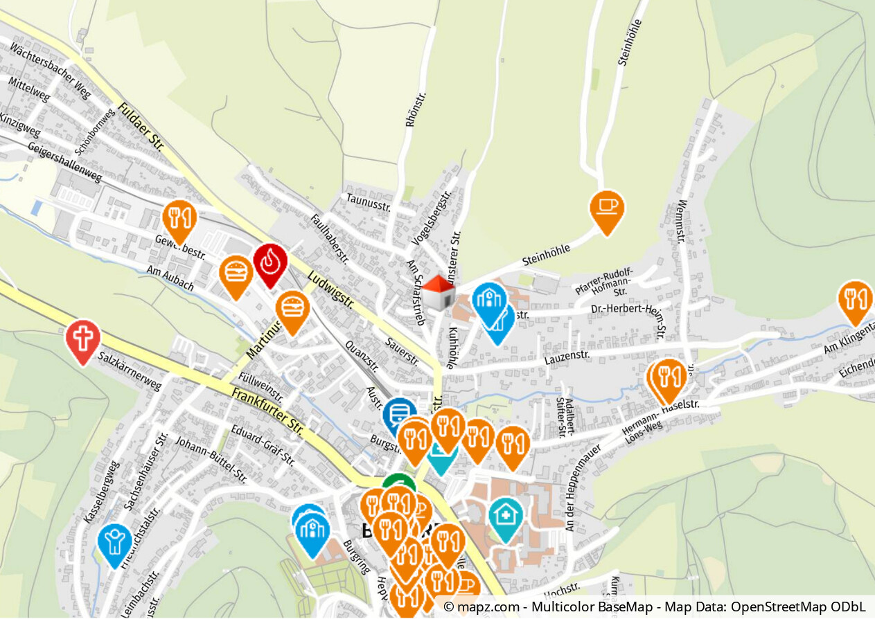 Geolyzer Kartenausschnitt
