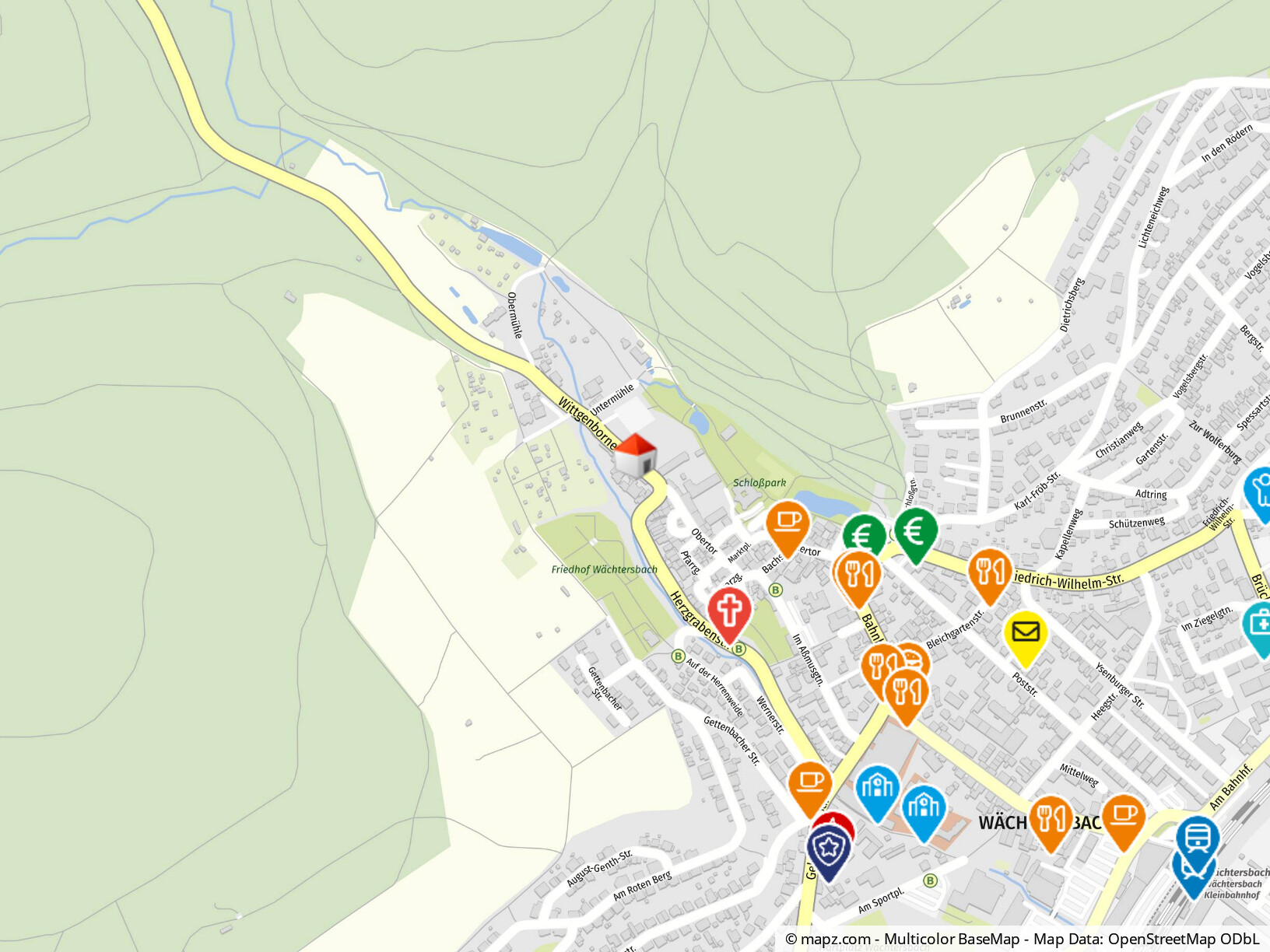 Geolyzer Kartenausschnitt