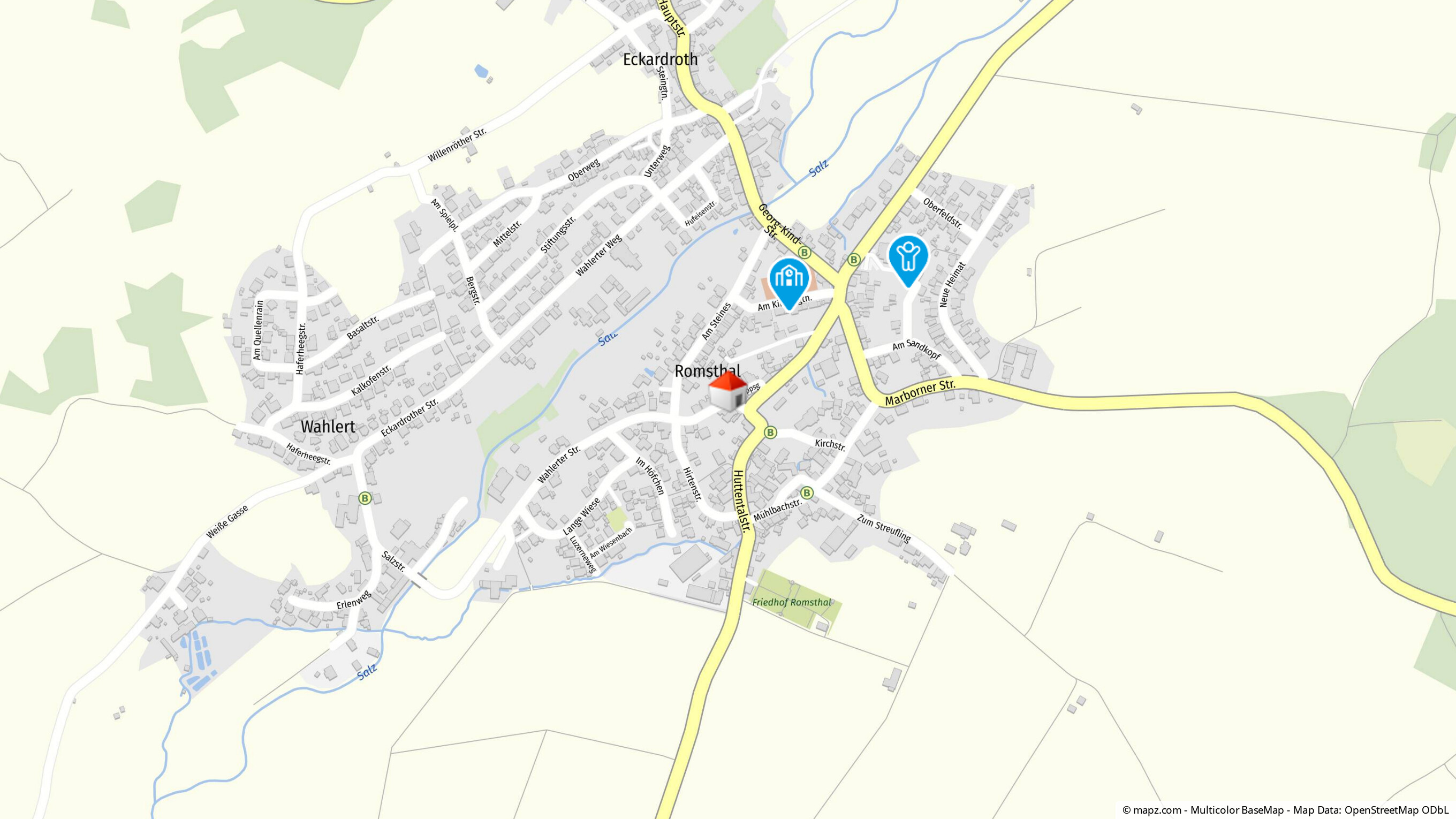 Geolyzer Kartenausschnitt