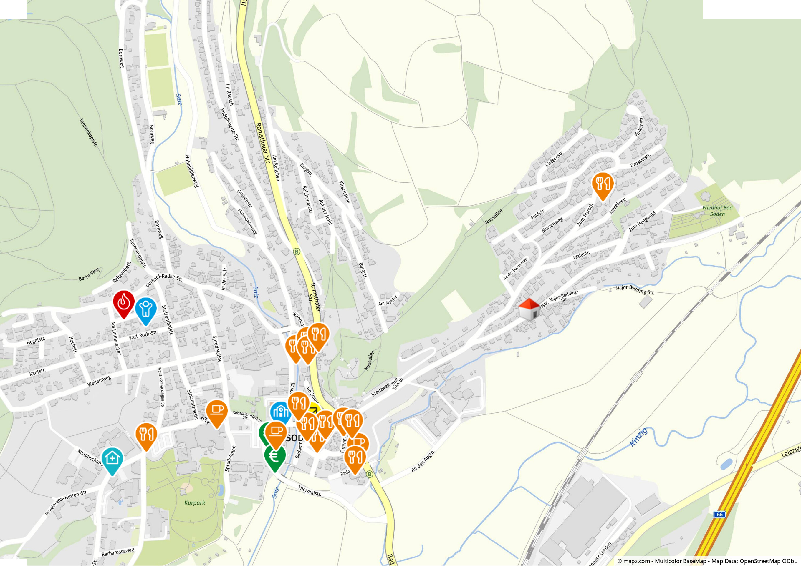 Geolyzer Kartenausschnitt