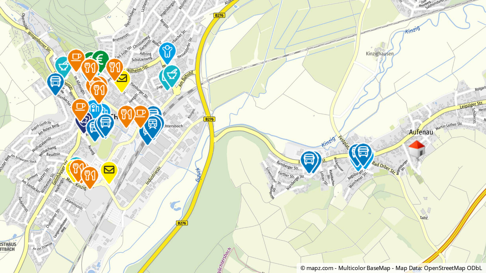 Geolyzer Kartenausschnitt