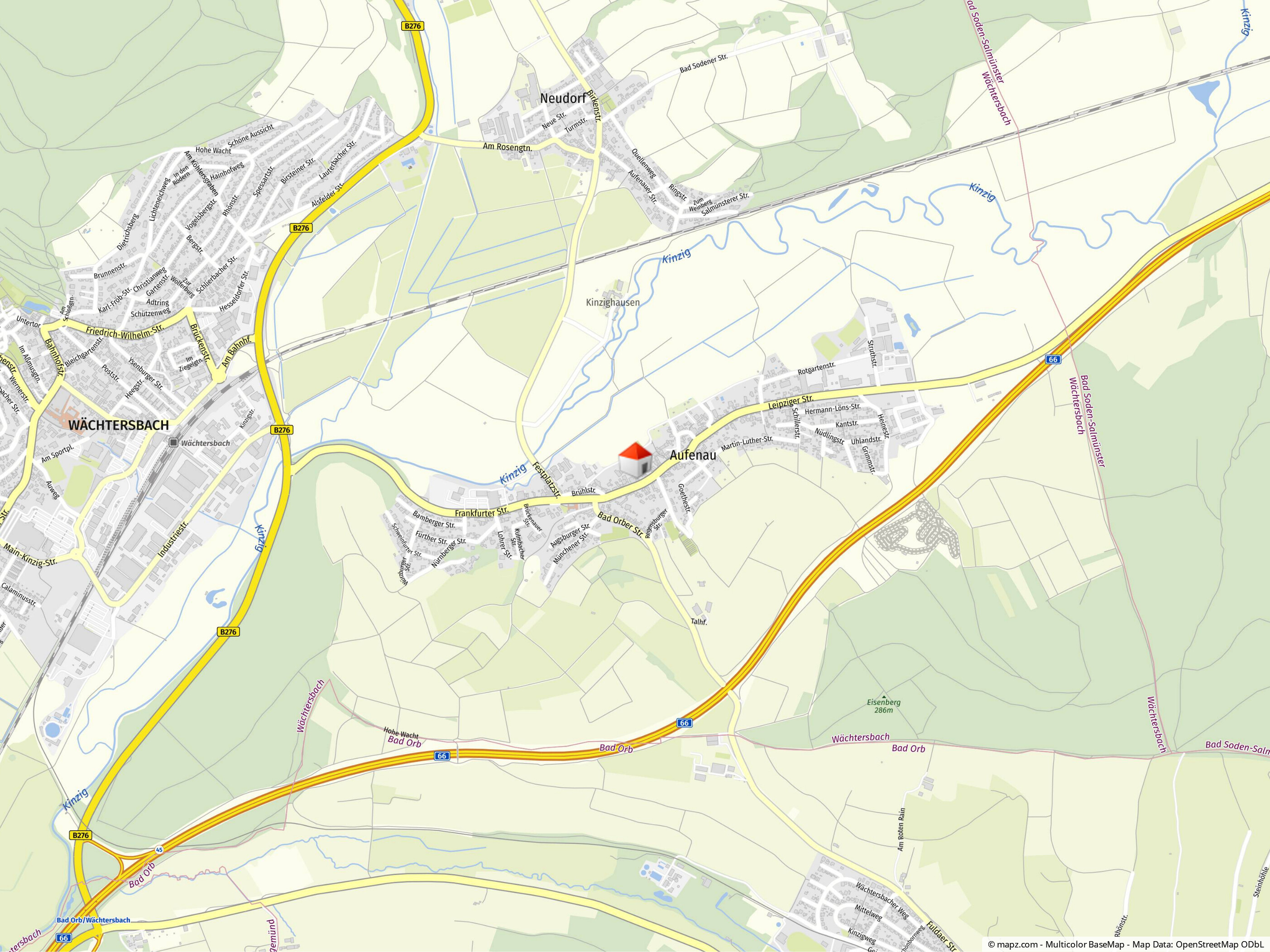 Geolyzer Kartenausschnitt