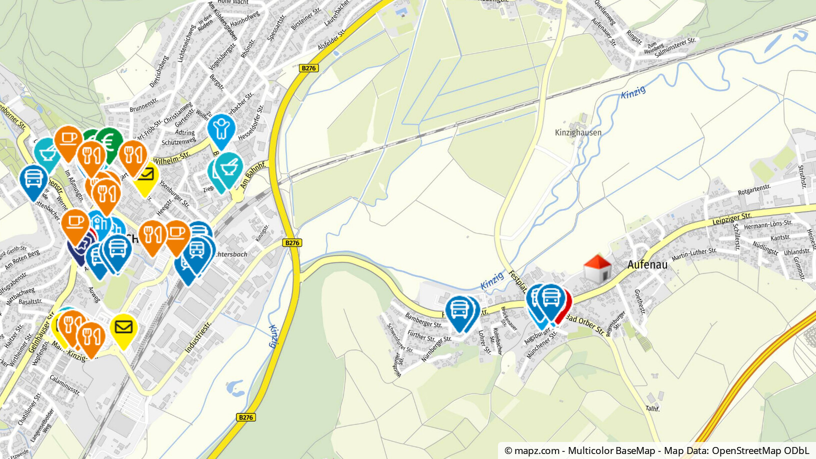 Geolyzer Kartenausschnitt