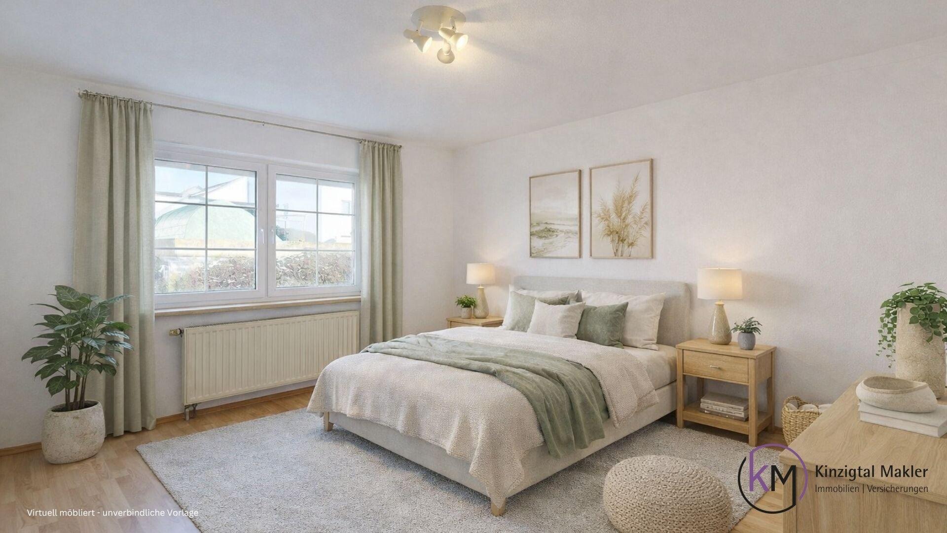 Schlafzimmer - Visualisierung