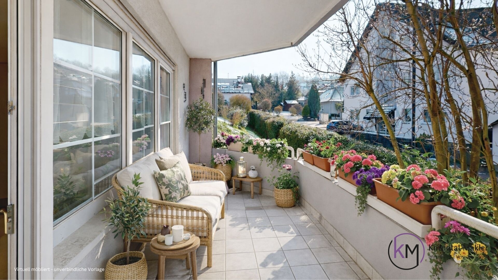 Balkon - Visualisierung