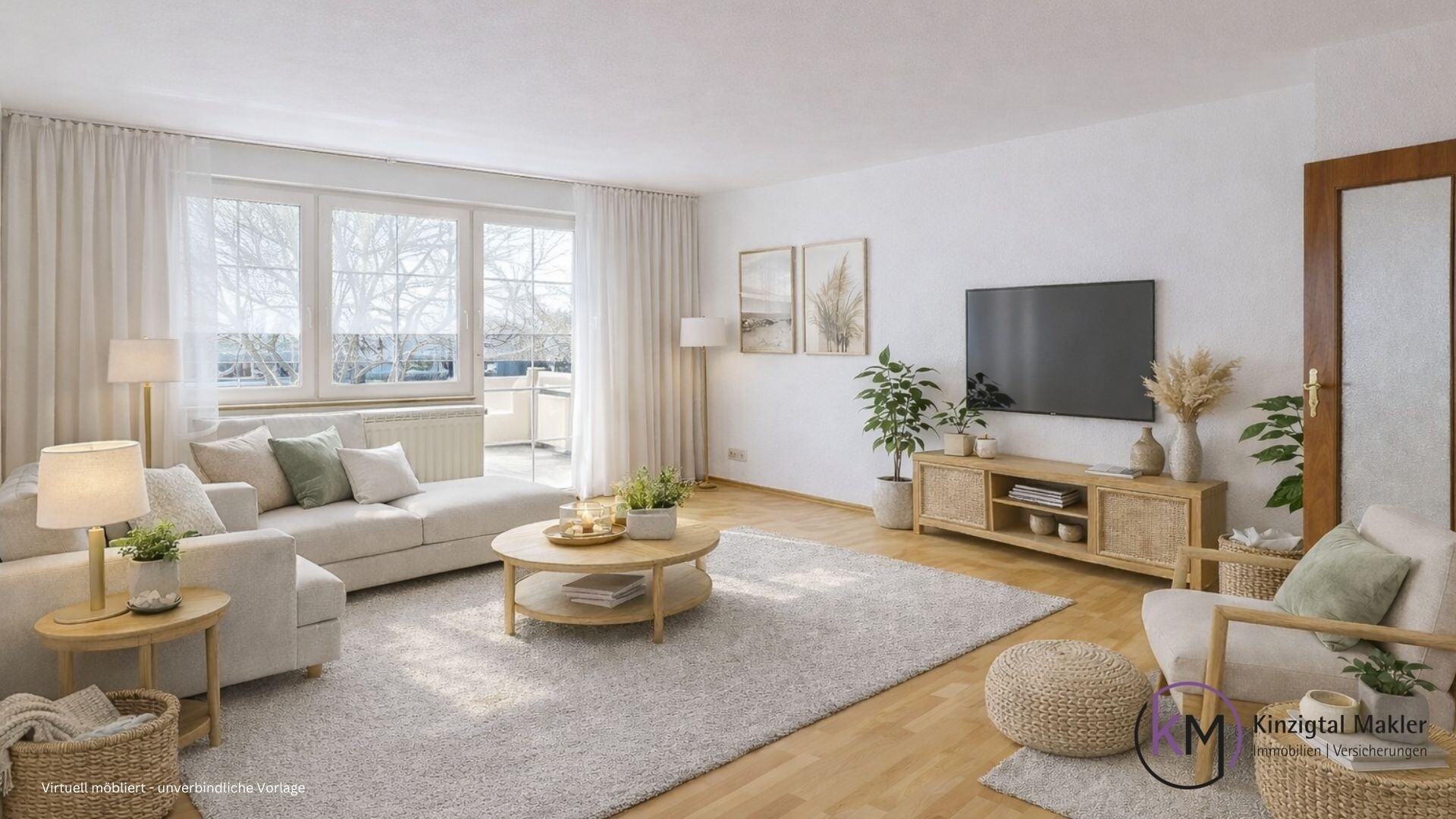 Wohnzimmer - Visualisierung