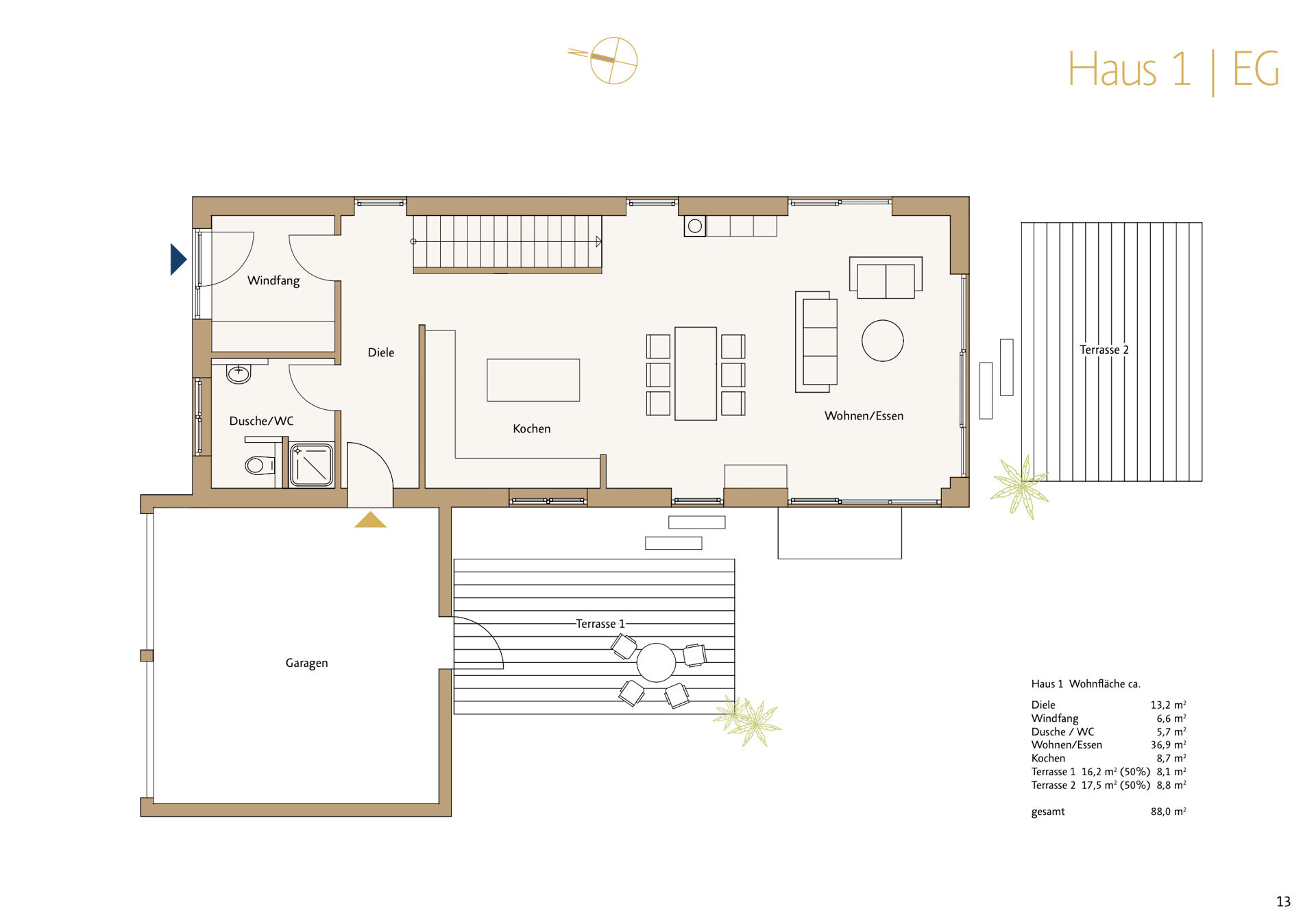 Haus 1 Grundriss Erdgeschoss