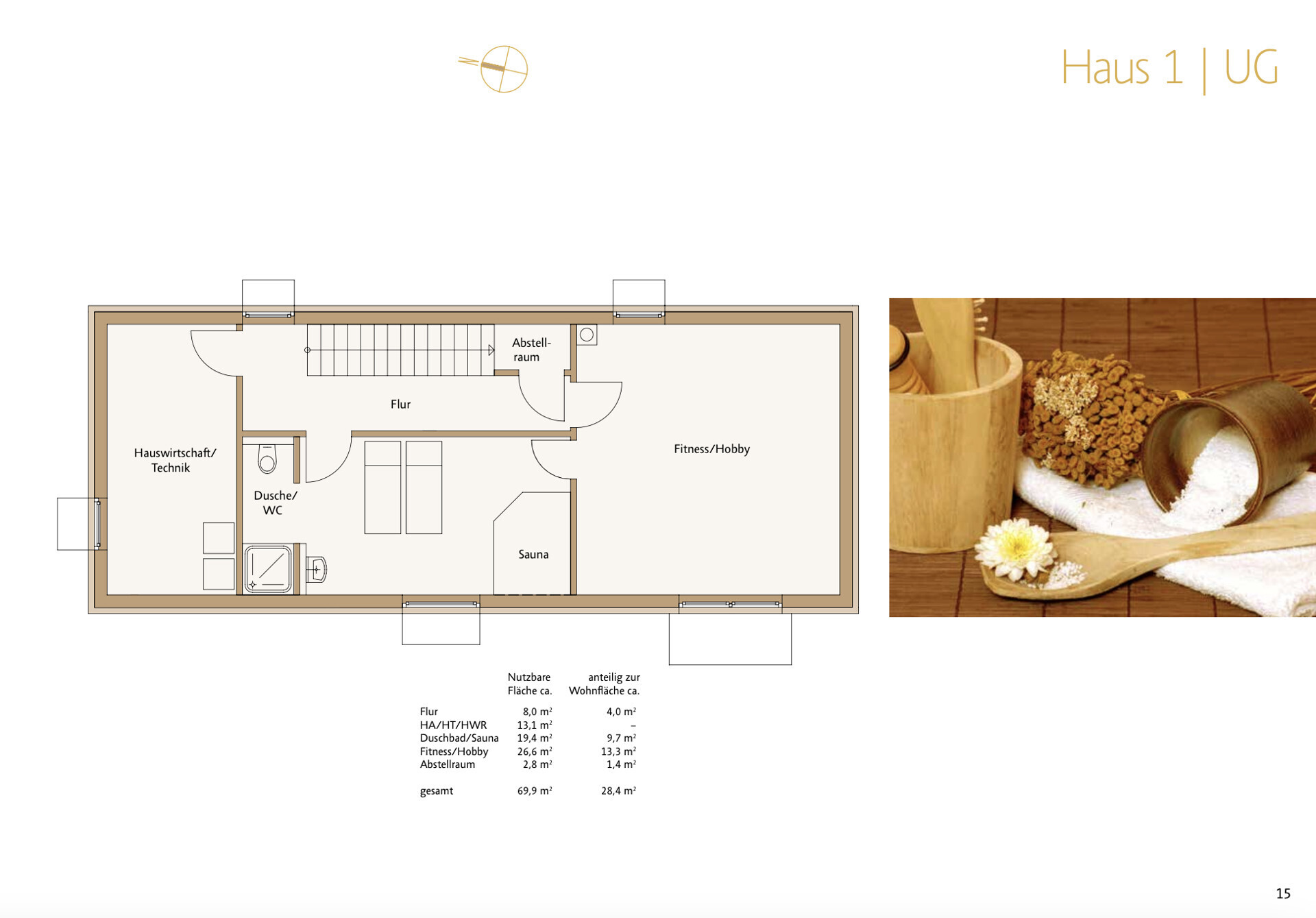 Haus 1 Grundriss Untergeschoss