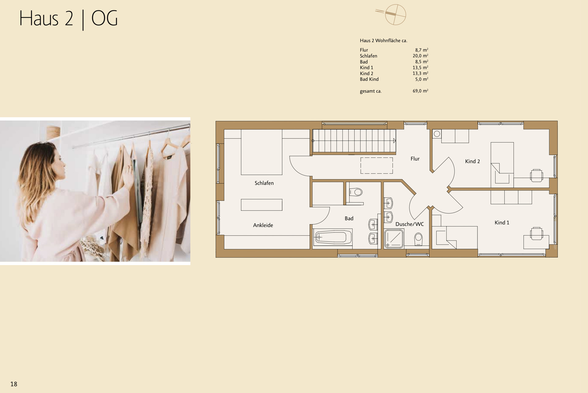 Haus 2 Grundriss Obergeschoss