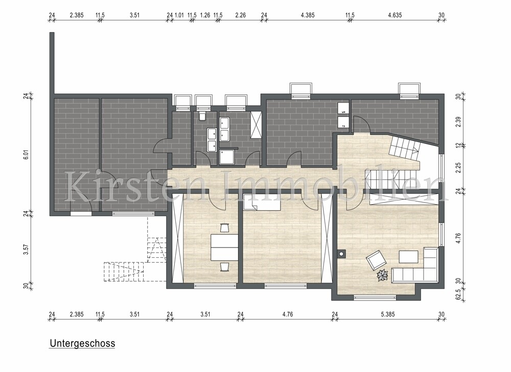Grundriss 2D-EG