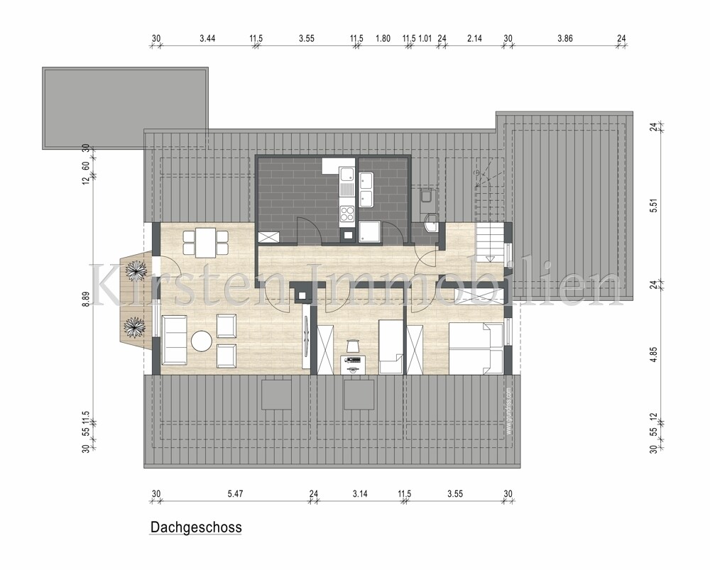 Grundriss DG 2D