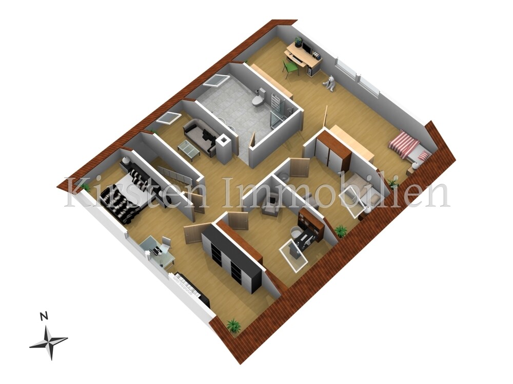 Grundriss 3D DG