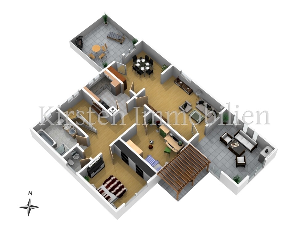 Grundriss 3D EG