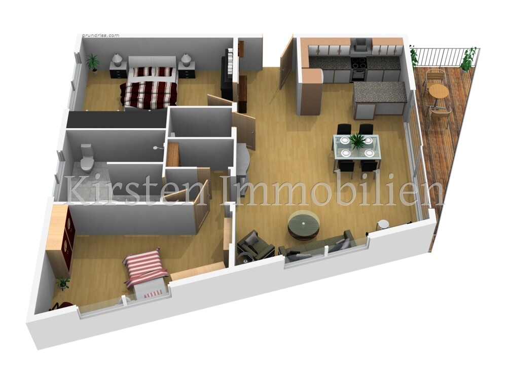 Grundriss 3D Ansicht-S