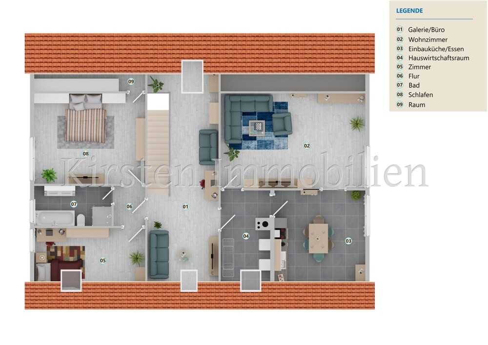 Grundriss DG 3D