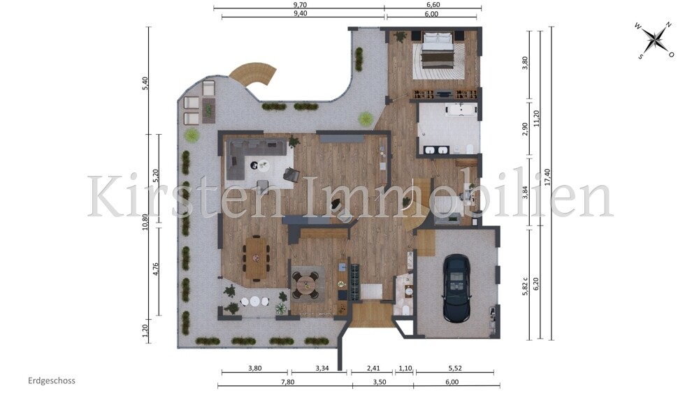 Grundriss EG 2D