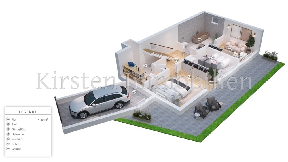 Grundriss 3D UG