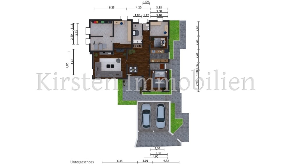 Grundriss UG 2D