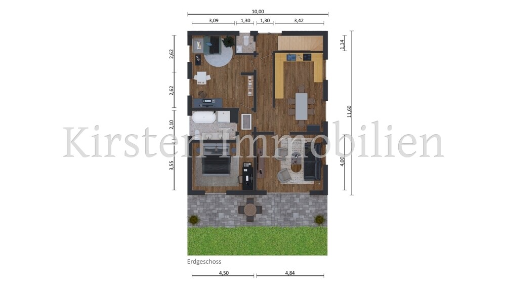 Grundriss 2D EG