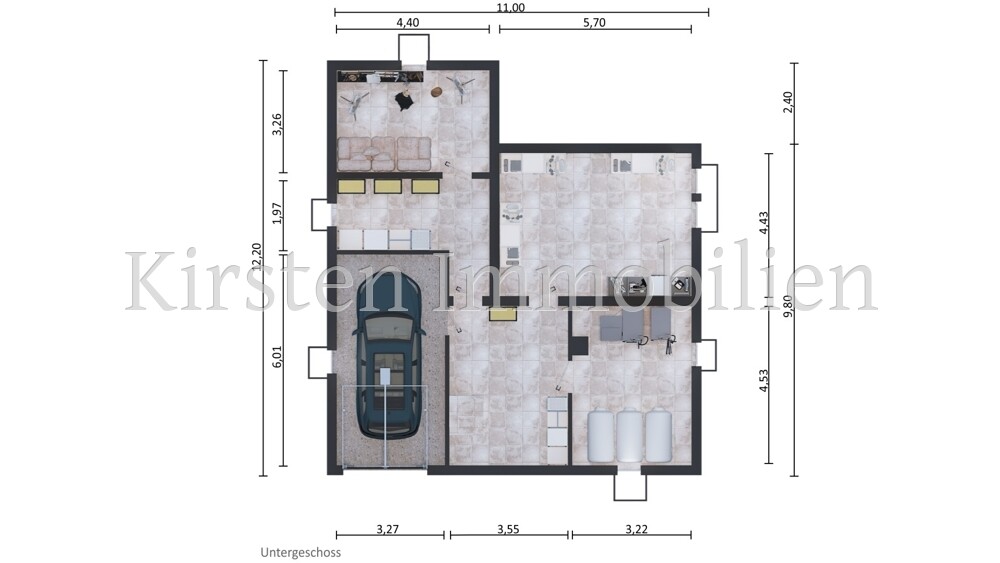 Grundriss UG 2D