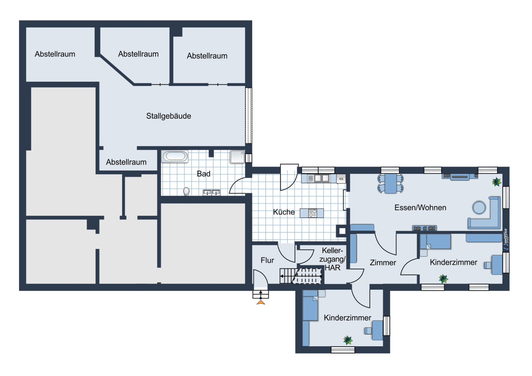 Grundriss Erdgeschoss