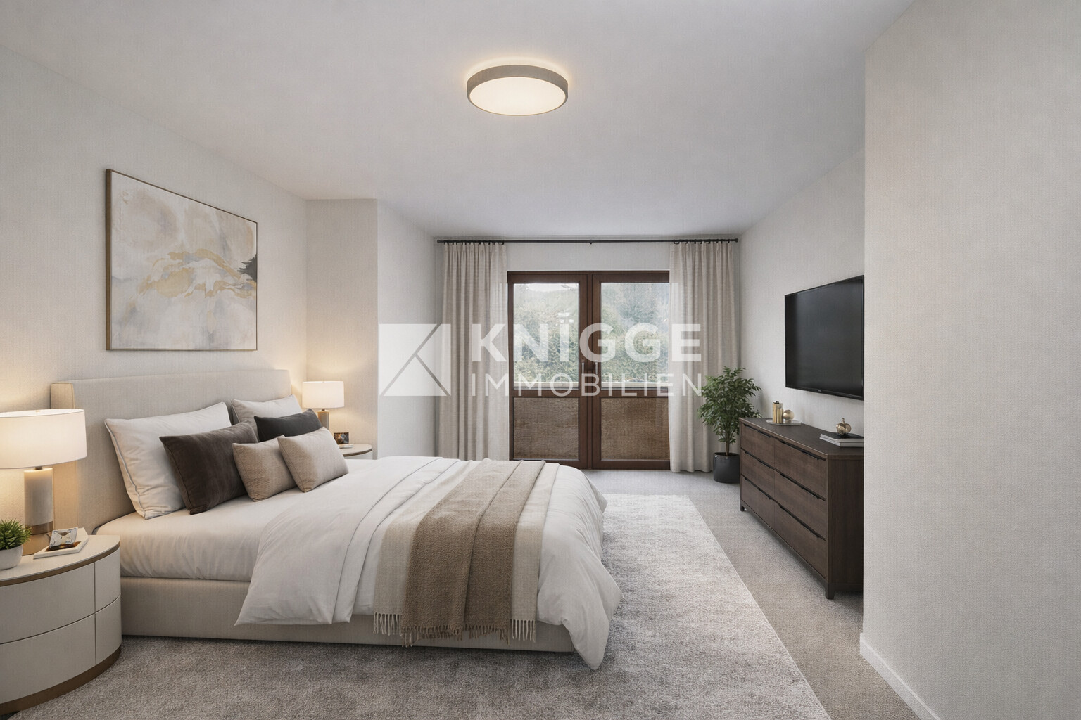 Schlafzimmer OG (Einrichtungsbeispiel KI)