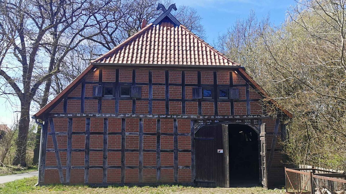 Die sanierte Scheune