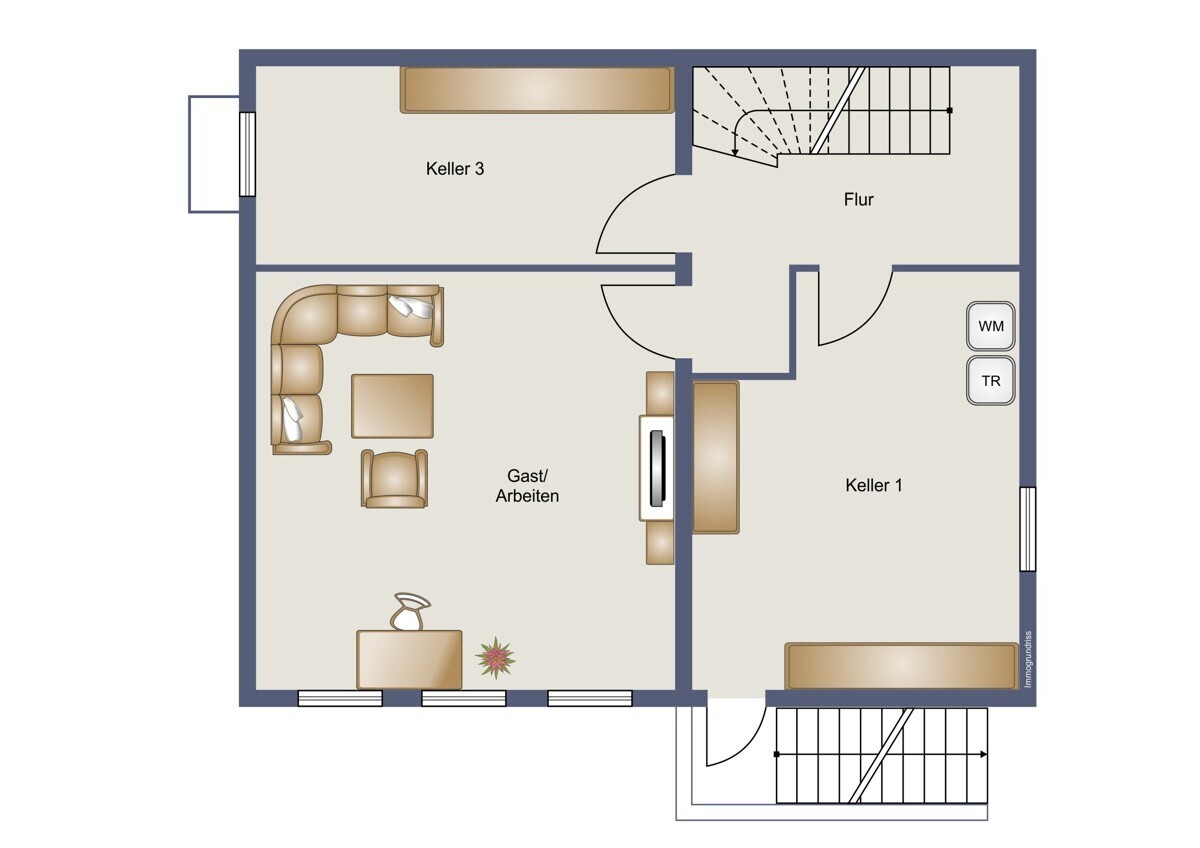 Grundriss Keller