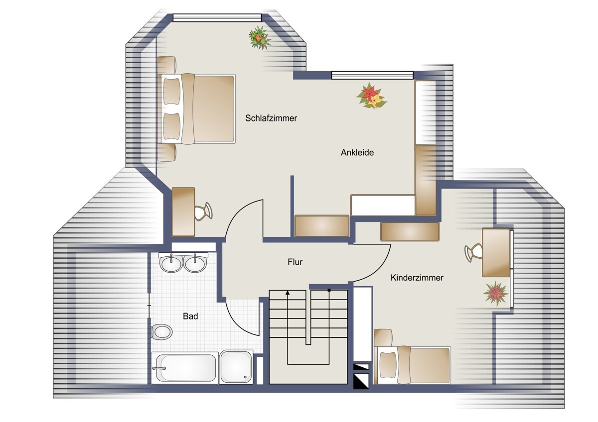 Grundriss Dachgeschoss
