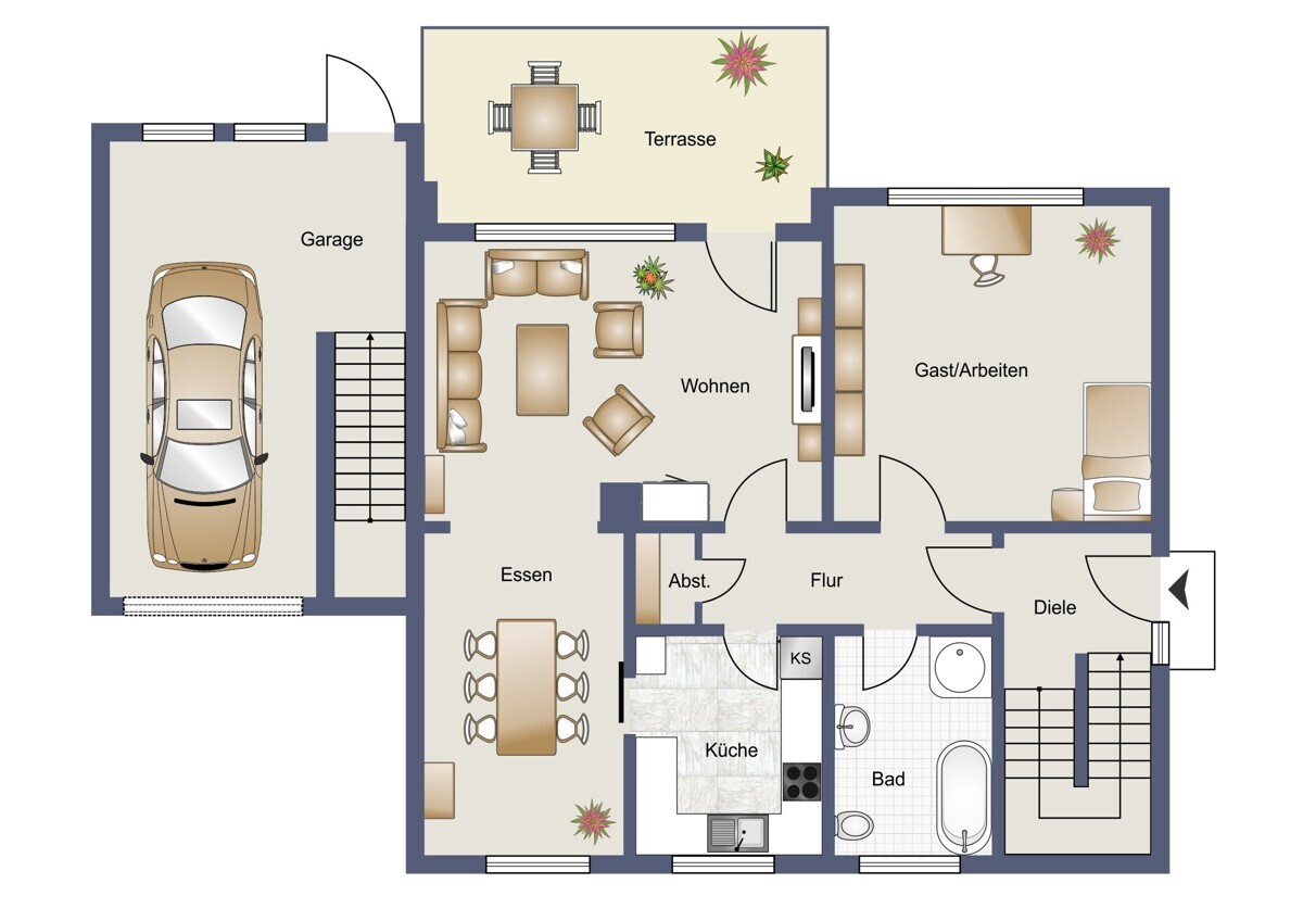 Grundriss EG