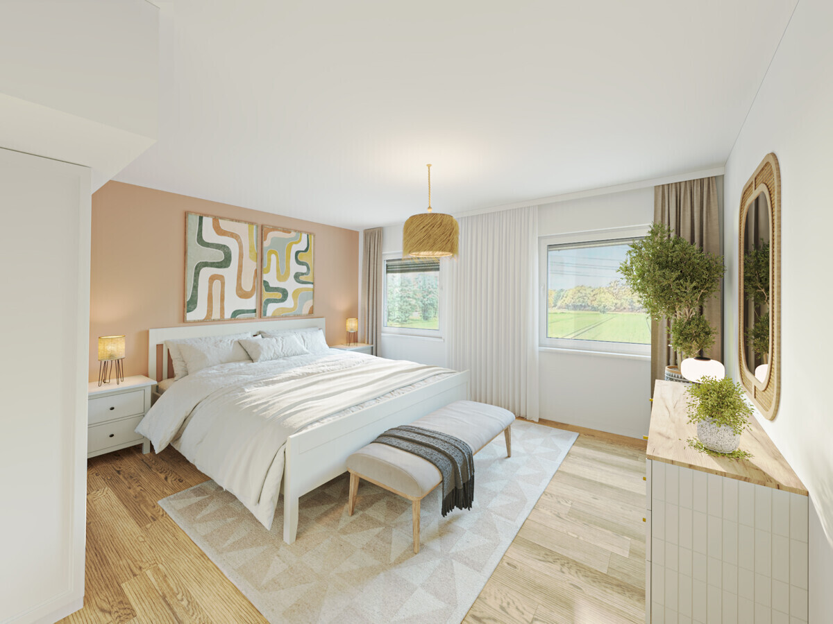 Schlafzimmer OG - Visualisierung