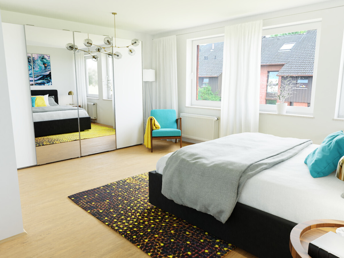 SchlafzimmerVisualisiert Ansicht 1