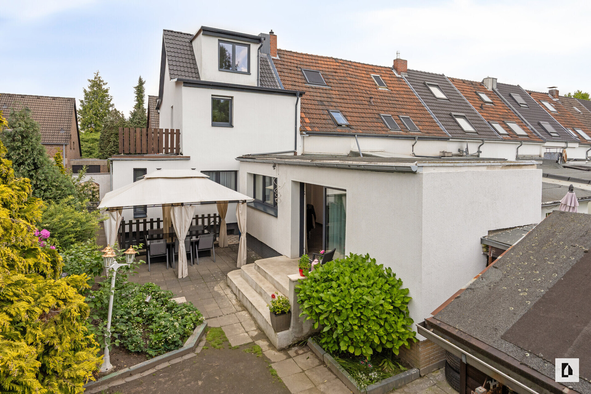 Rück-Ansicht Haus
