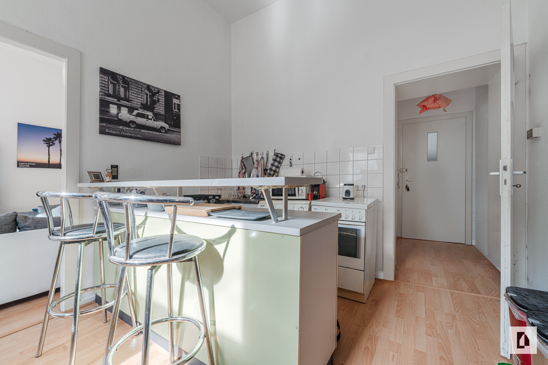 Küche mit Theke