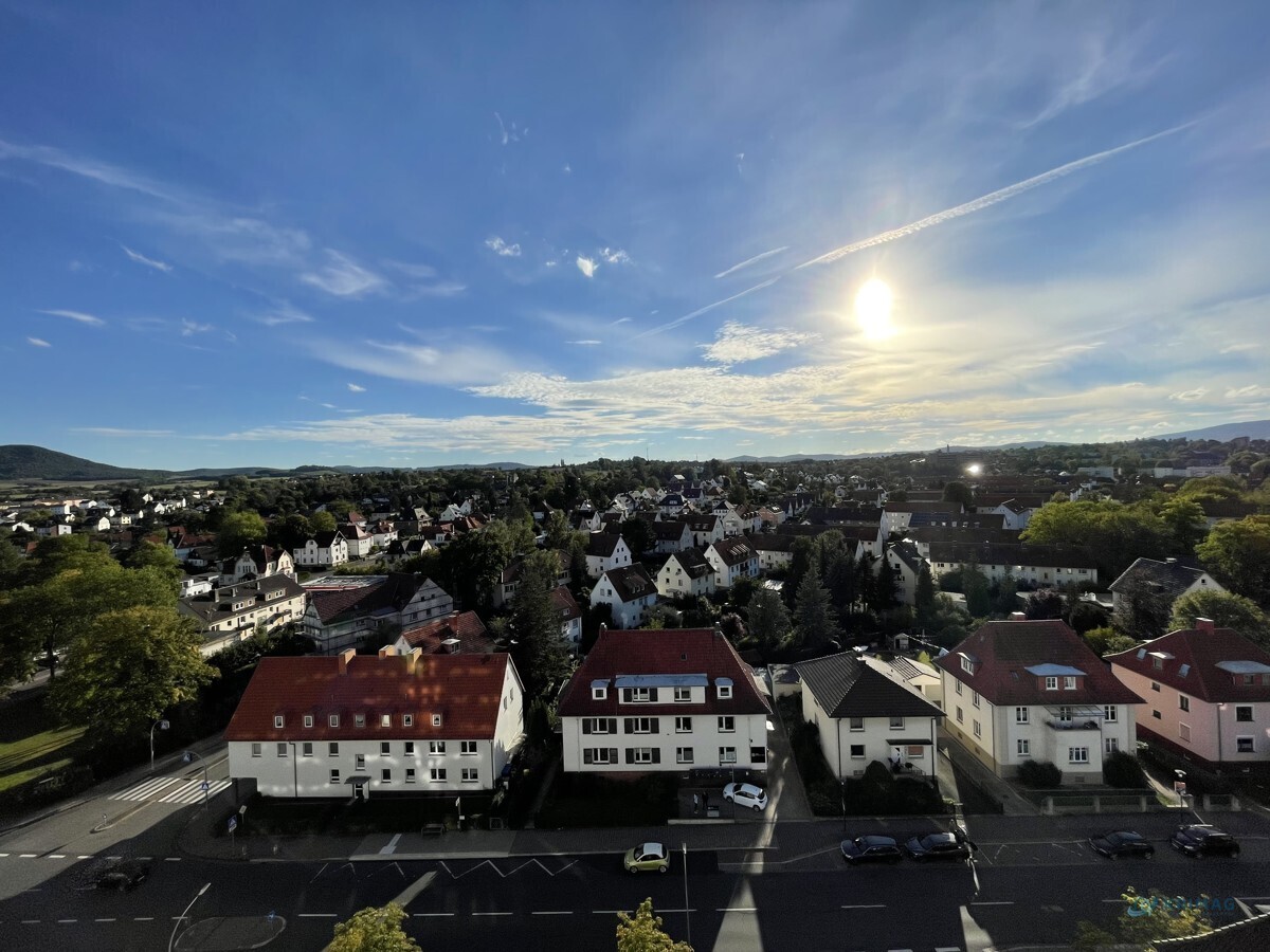 Blick vom Balkon