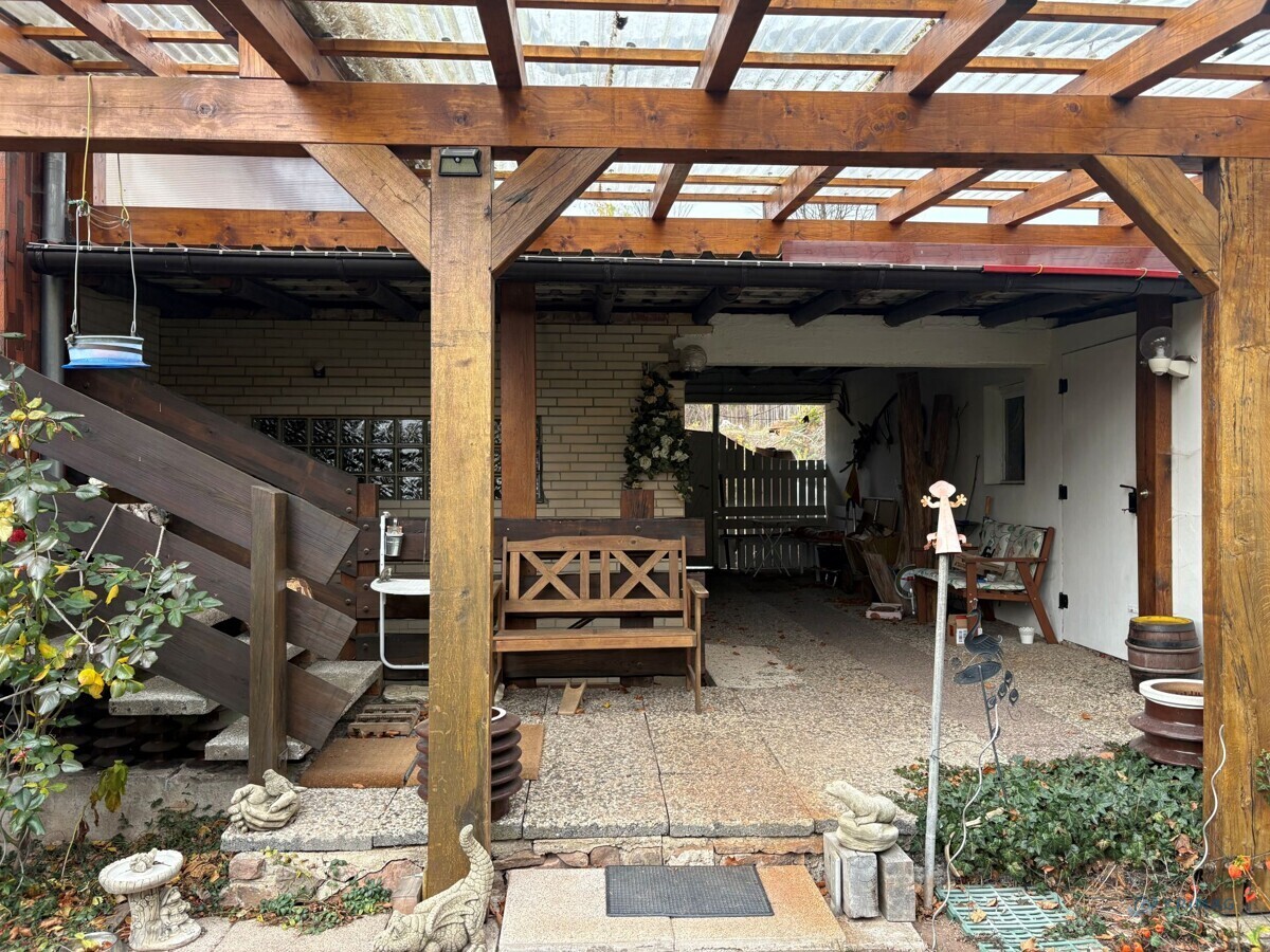 Pergola Eingang